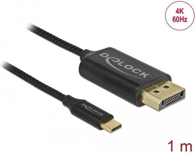 Produktbild Delock DisplayPort — USB Typ C (1 m, DisplayPort, USB Typ C, 1.2)