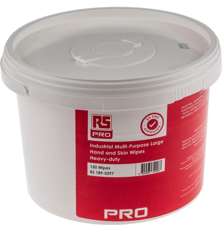 Produktbild Rs Pro Industrial, Multi-Purpose Handreinigungstücher, Weiss, 150 Stück/Packung (150 Stk.)