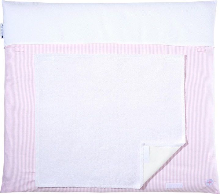 Produktbild nordic coast company Wickelauflage mit abnehmbarem Frotteehandtuch (70 x 80 cm)