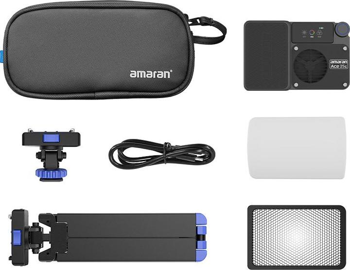 Image du produit Amaran Kit Ace 25c Charcoal (Panneaux lumineux, Lumière vidéo)