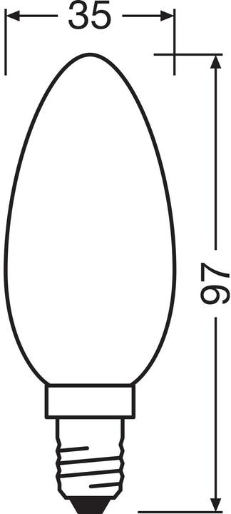 Actual product image Osram Star Classic B (E14, 806 lm, 1x)