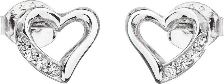 Immagine prodotto Evolution Group Orecchini in argento con zircone Cuore 11071.1 (L) (Argento)