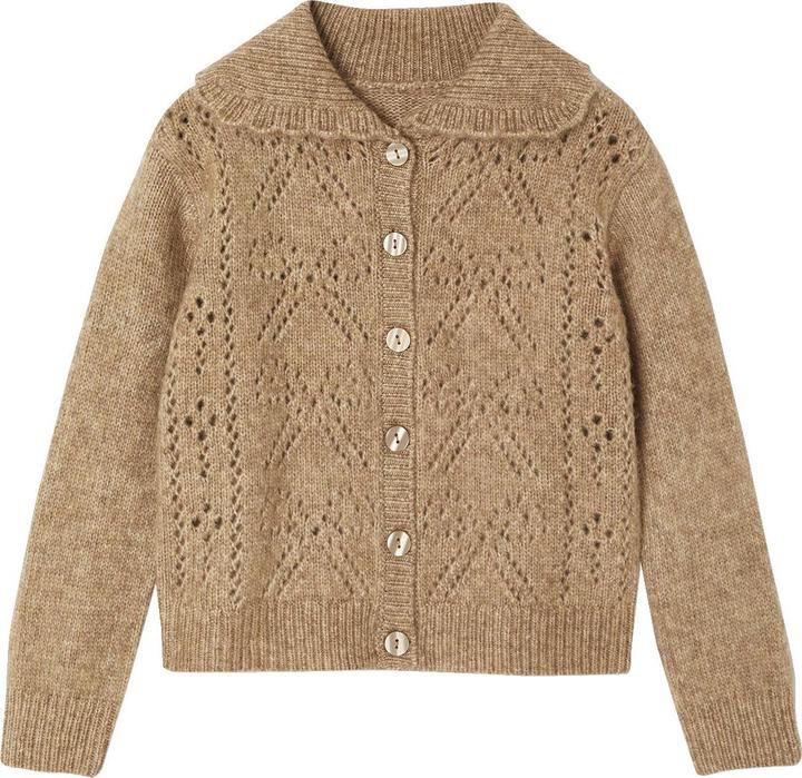 Produktbild Vertbaudet Strickjacke Mädchen mit Lochmuster und Zierschleifen (86)