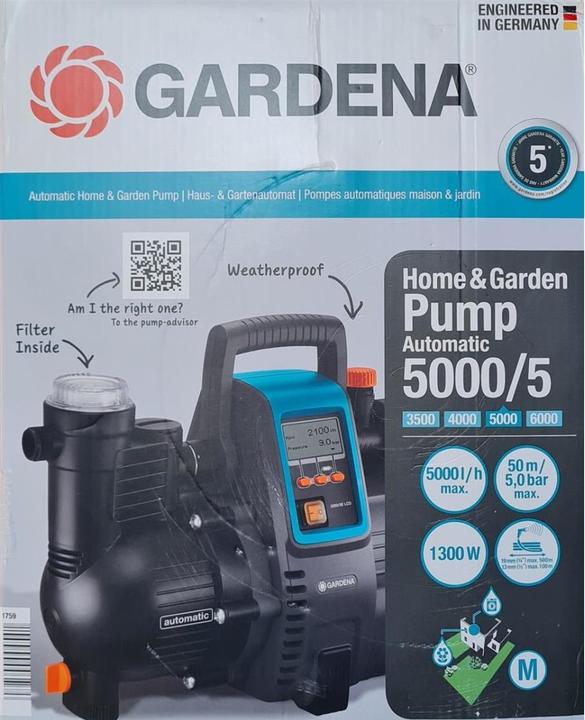 Produktbild Gardena Comfort 5000/5E (Hauswasserpumpe)