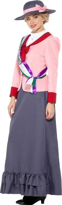 Actual product image Smiffys Womens/Ladies Deluxe Victorian Suffragette Costume Set (S)