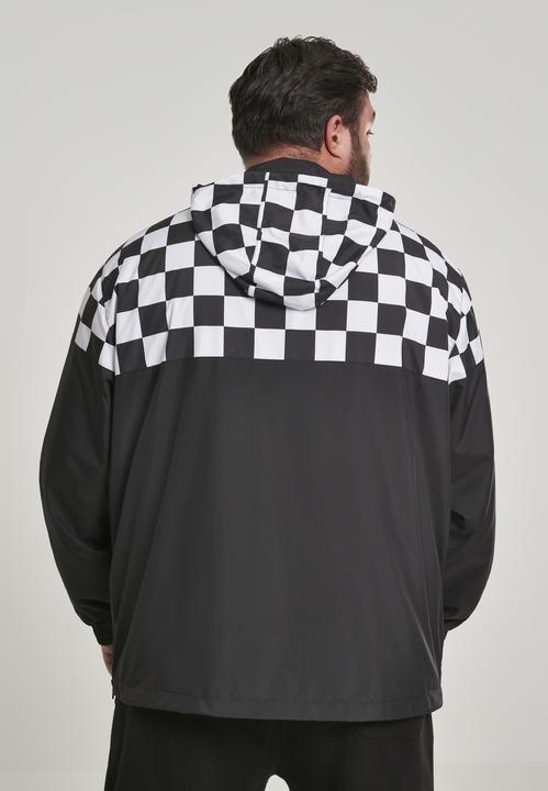Actual product image Urban Classics Check Pull Over Jacket (M)