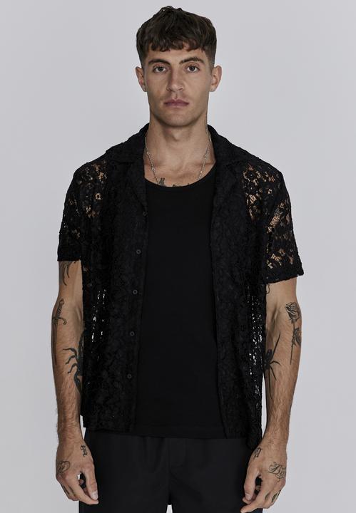 Produktbild Siksilk Kurzarmhemd Lace Resort Shirt (S)