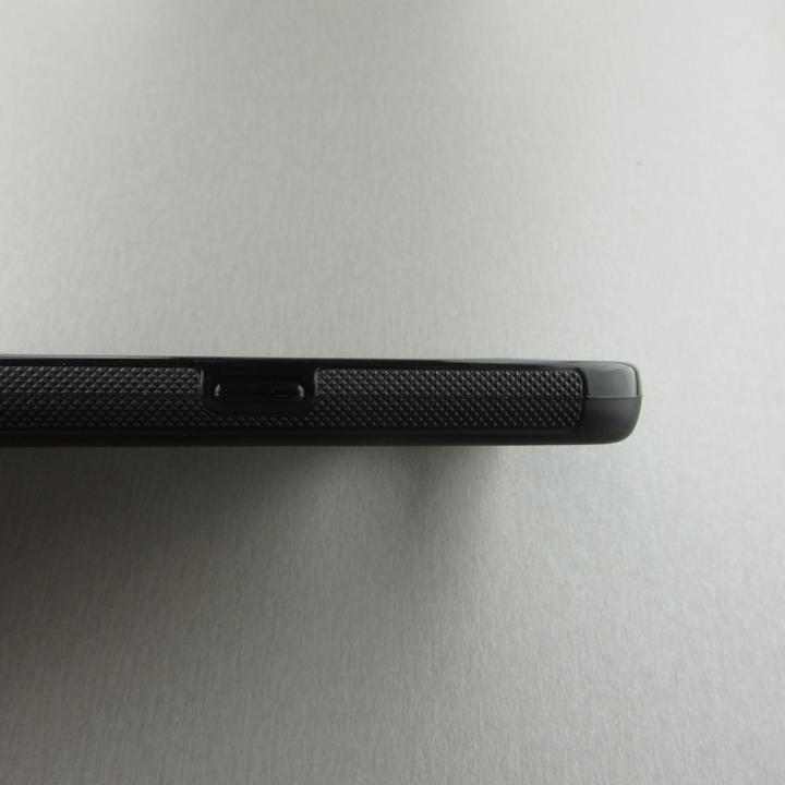 Actual product image PhoneLook Coque Silicone rigide noir Papillon (Samsung Galaxy S7)