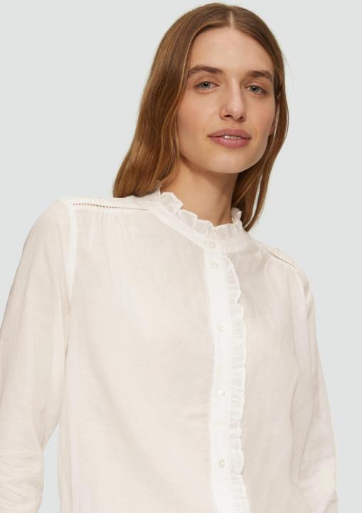 Actual product image S.Oliver Bluse Leicht transparente Bluse mit Rüschen-Details (44)
