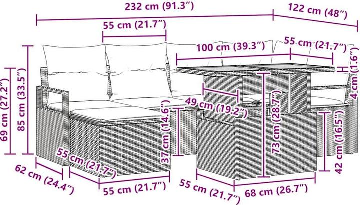 Produktbild vidaXL Rosie