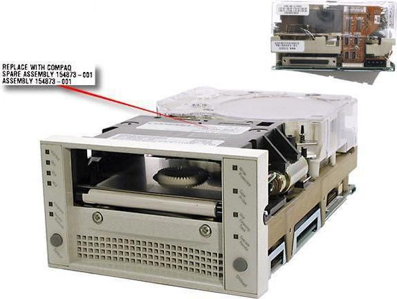 Actual product image HPE DRV,DLT,40/80GB,LVD/SE,LIB