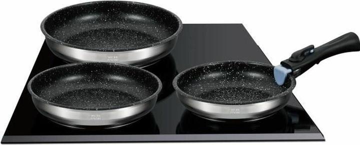 Produktbild Arthur Martin Pfanne Terracotta Edel Ø 24 cm Ø 20 cm Ø 26 cm (3 Stück) (Bratpfanne, Edelstahl)