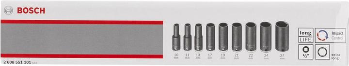 Produktbild Bosch Professional Zubehör Steckschlüsseleinsätze-Set (27 mm)