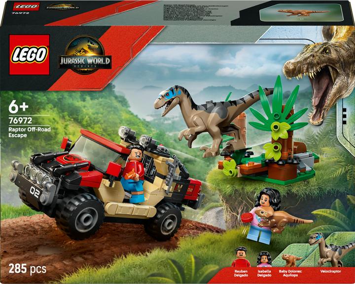 Produktbild LEGO Raptor: Verfolgungsjagd mit dem Geländewagen (LEGO Jurassic World)