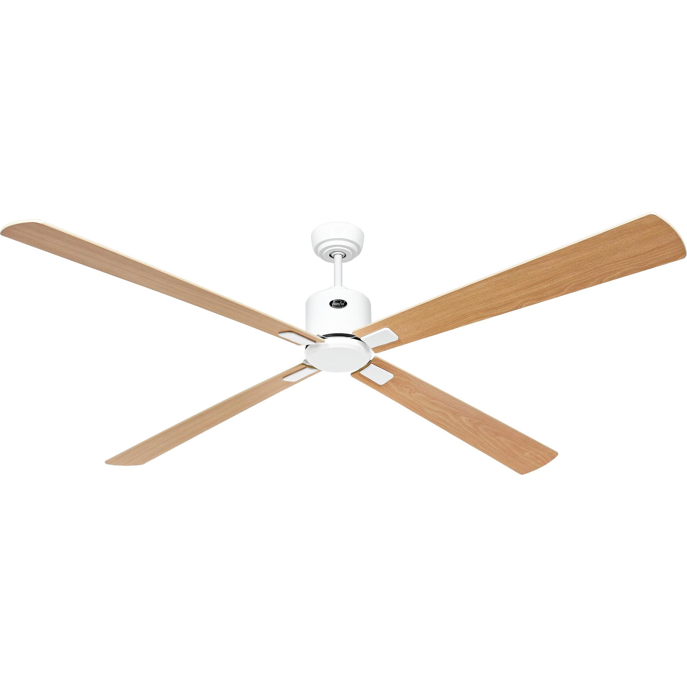 CasaFan Deckenventilator Eco Neo III 180 WE Ahorn / Buche, Ventilator, Weiss