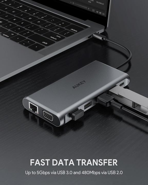 Immagine prodotto Aukey CB-C78 (USB-C, 12 Porti)