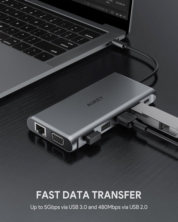 Immagine prodotto Aukey CB-C78 (USB-C, 12 Porti)