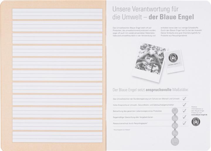 Produktbild Oxford Recycling Schulheft, A5, Lineatur 1 (A5, Speziallineatur)