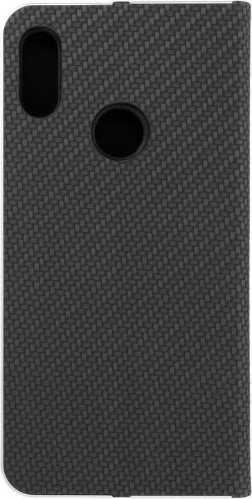 Actual product image Partner Telecom Book case OEM LUNA Book Carbon for HUAWEI Y6 2019 black (Huawei Y6 (2019))