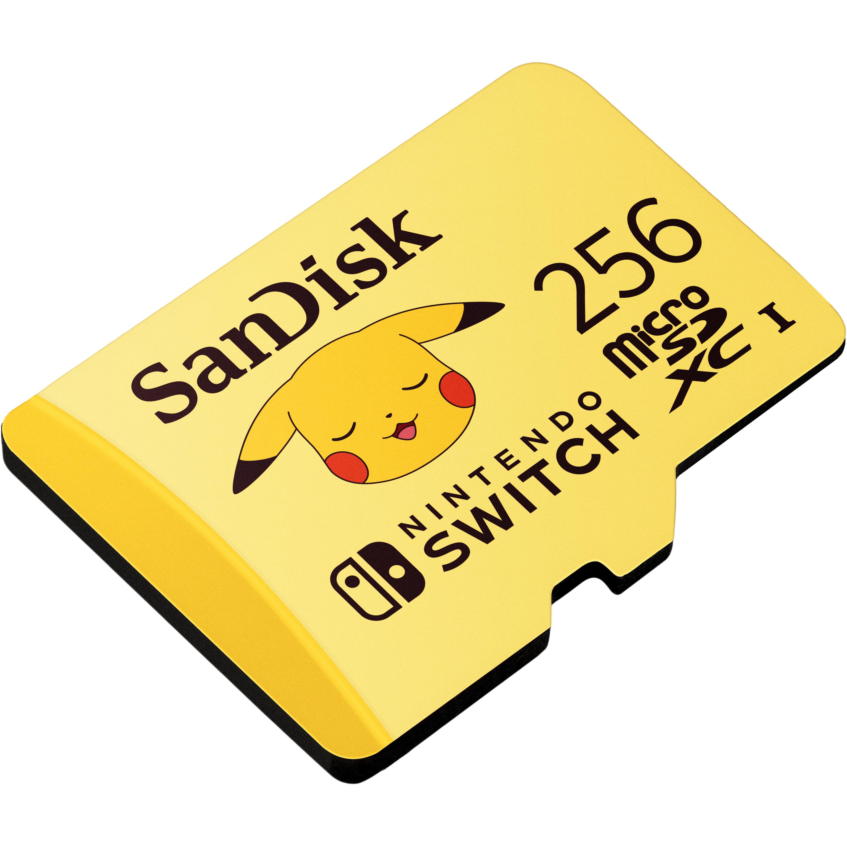 Thumbnail - SanDisk Nintendo Pokemon (256 GB, microSDXC, U3, UHS-I), Speicherkarte, Gelb