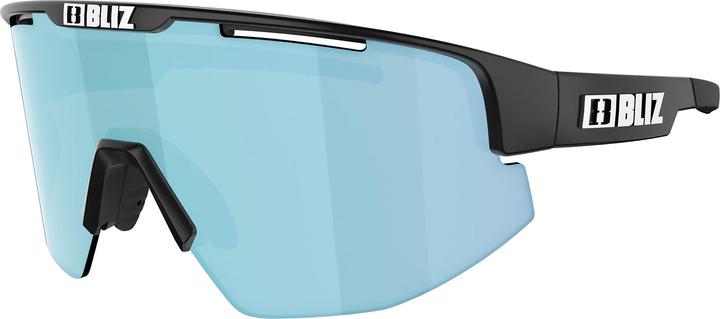 Bliz Matrix Small (Noir mat, Smoke Ice Blue)