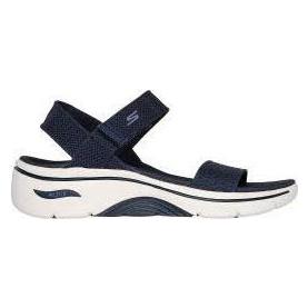 Skechers, Damen, Sandalen, Go Walk Arch Fit 2.0 Zandal - - Dames Sandalen - Navy, Blau, (41)