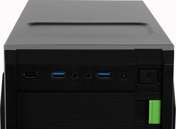 Actual product image Cooltek KX Green (ATX, mATX, Mini-ITX)