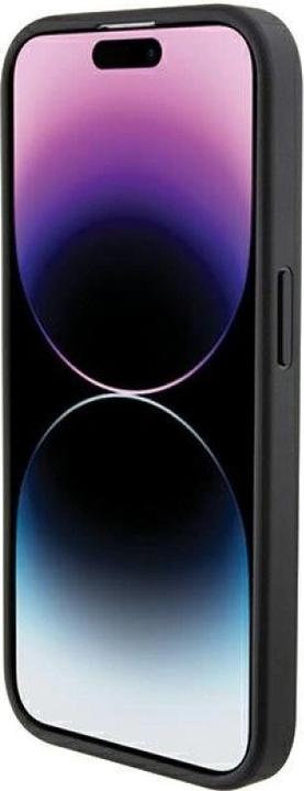 Actual product image Ferrari FEHCP15LGSPSIK iPhone 15 Pro 6.1" czarny/black hardcase Grip Stand (Apple iPhone 15 Pro)