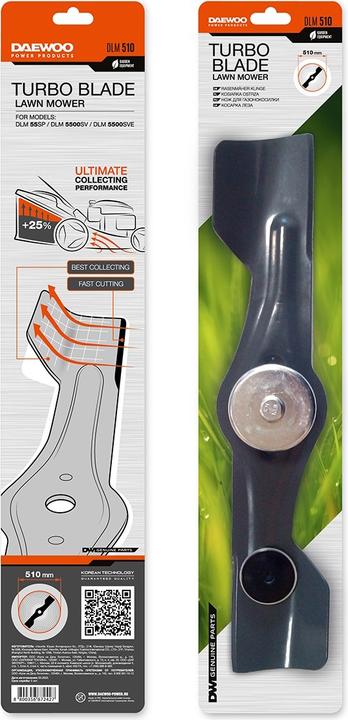 Actual product image Daewoo Power Products Lawn mower blade TURBO BLADE (Lawn mower, Lawn mower blades + replacement blades garden machinery)
