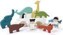 Actual product image Tender Leaf Toys Boat with animals