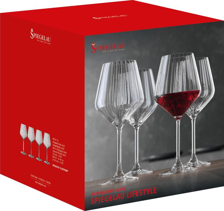 Immagine prodotto Spiegelau LifeStyle 4er Set 640 ml (64 cl, 4 Occhiali, Bicchieri da vino rosso)