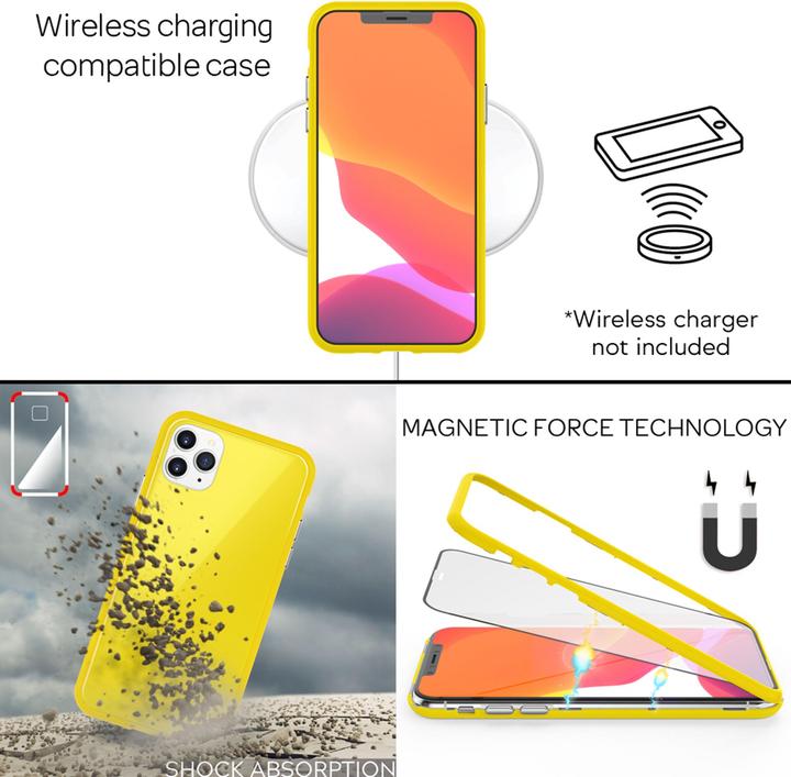 Actual product image Nalia 360° glass envelope (Apple iPhone 11 Pro Max)