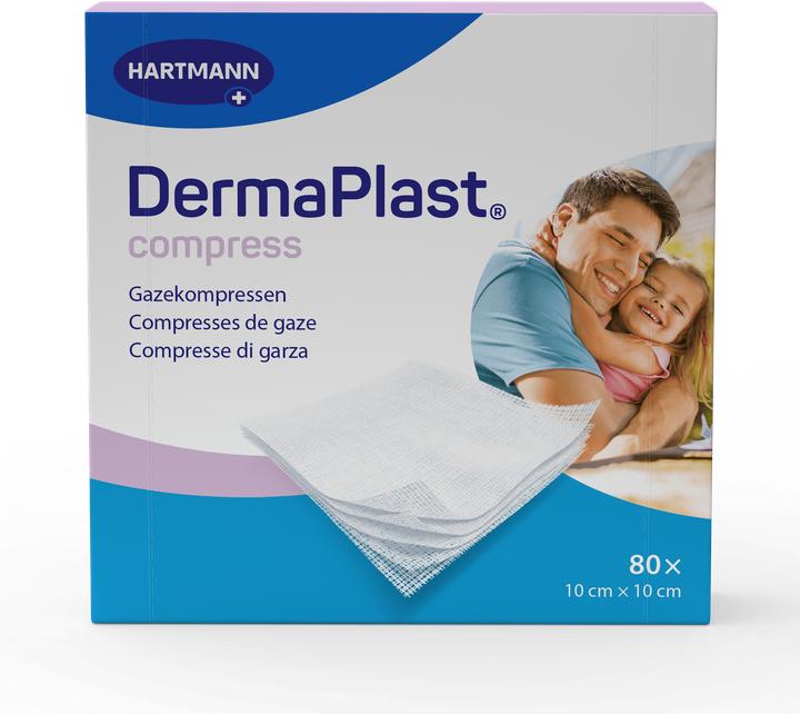 Actual product image DermaPlast Compress 10x10cm 80 pcs