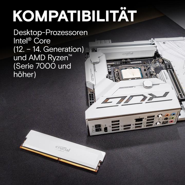 Produktbild Crucial Pro (1 x 16GB, 6000 MHz, DDR5-RAM, U-DIMM)