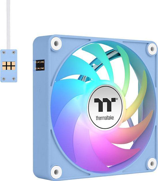 Actual product image Thermaltake TT CT140 EX ARGB Sync PC Cooling Fan 3 Pack Hydrangea Blue (140 mm, 3 x)