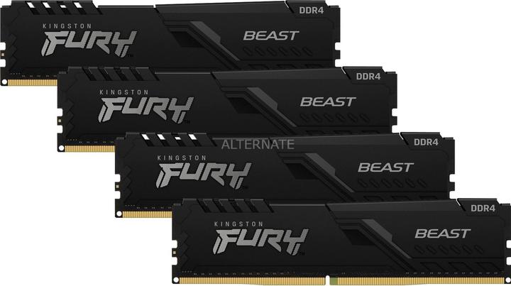 Image du produit Kingston FURY Beast (4 x 32GB, 3600 MHz, RAM DDR4, DIMM)