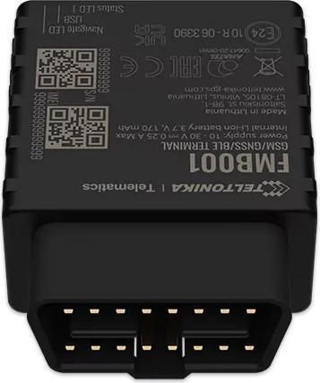 Produktbild Teltonika FMB001 Erweiterter Plug & Track Echtzeit-Tracker mit GNSS-, GSM & Bluetooth Fleet Management