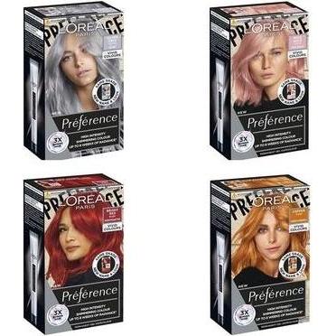L'Oréal Paris, Haarfarbe, Preference Vivid Colors (10.112 Silbergrau)