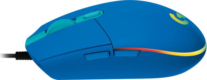 Actual product image Logitech Gaming mouse G203 Lightsync RGB, Blue (Cable)