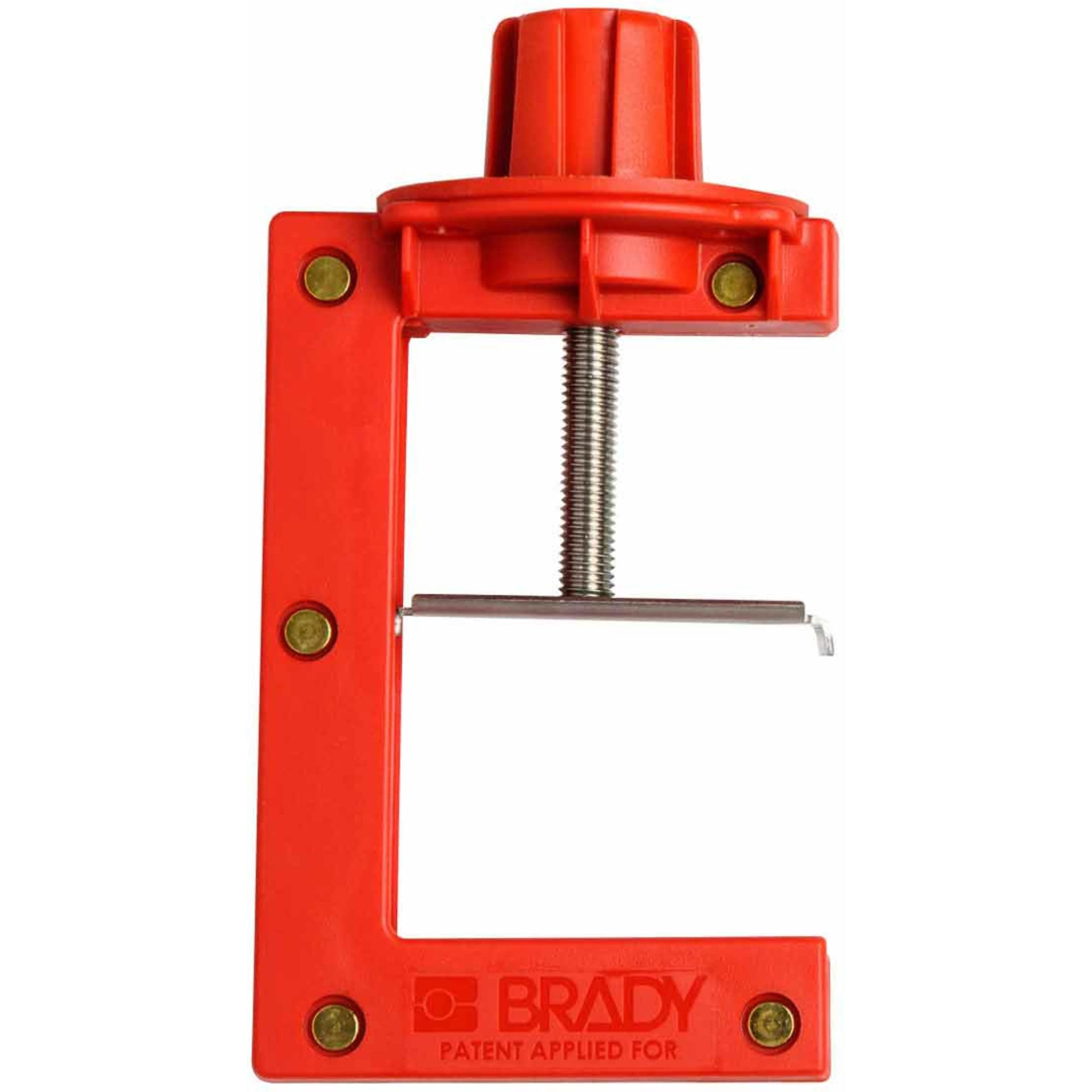 Brady, Accessori per macchine, Valvola a farfalla di chiusura grande / Valvola a farfalla di chiusura, rosso