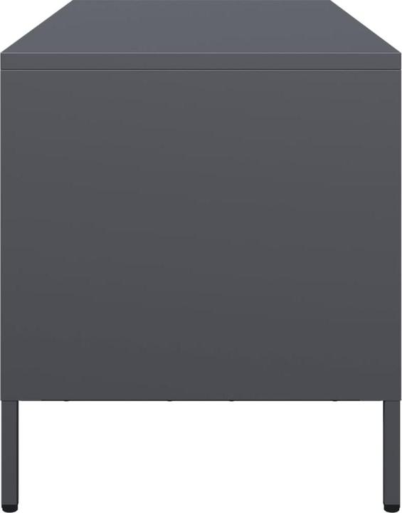 Produktbild vidaXL TV Schrank Fernsehtisch Fernsehschrank Lowboard TV Möbel Anthrazit Stahl (101.5 x 39 x 43.5 cm)