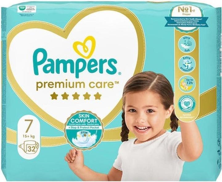 Produktbild Pampers Premium Care (Gr. 7, Tragepack, 32 Stk.)