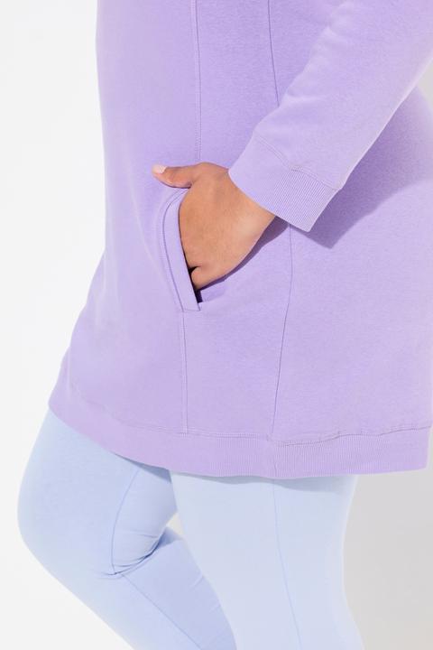 Produktbild Ulla Popken Sweatkleid, Stehkragen, Langarm, Taschen (50, 52)