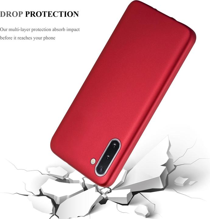 Actual product image Cadorabo TPU Matt Metallic Cover (Samsung Galaxy Note 10)