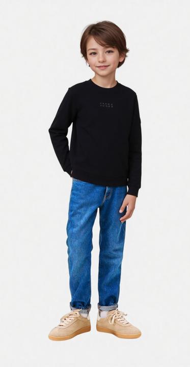 Produktbild Jack & Jones Junior Pullover POINT SWEAT BADGE Sweatshirt (98)