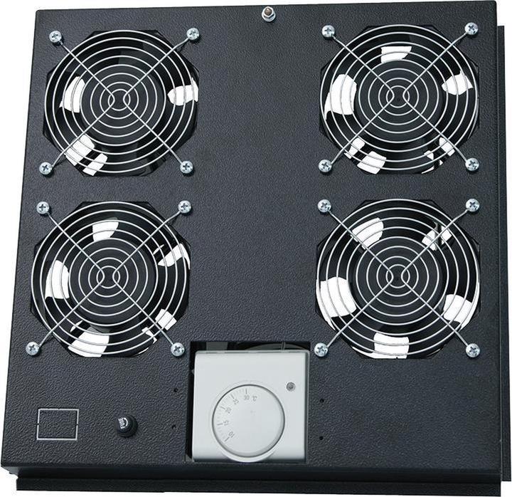 Produktbild LogiLink Dachlüftereinsatz für Standschrank mit 4 Lüfter