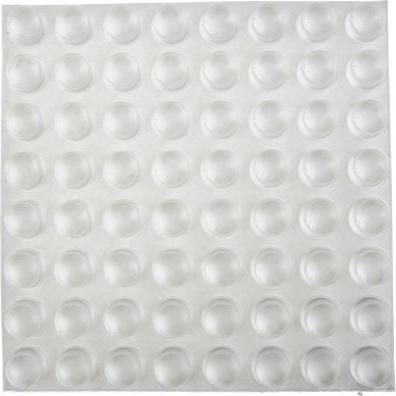 Produktbild RS PRO Clear stick on, 10.2mm H x16.5mm Dia