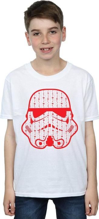 Produktbild Star Wars Christmas Stormtrooper Helmet TShirt Jungen (116)