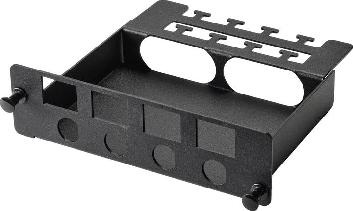 Actual product image Renkforce 4-port BNC coaxial and 4-port RJ45 cassette module