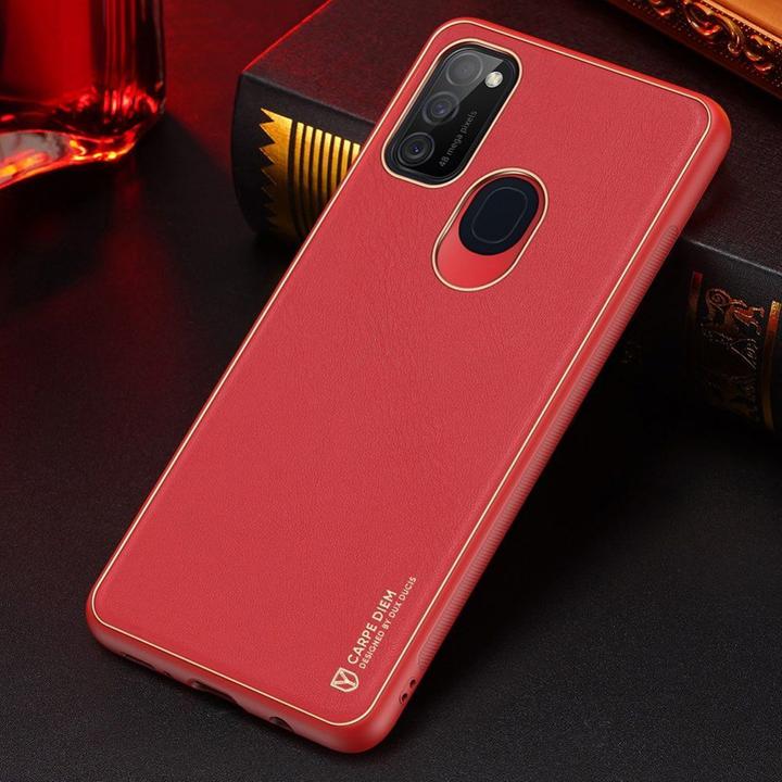 Immagine prodotto Dux Ducis Custodia elegante Yolo in morbido TPU e pelle PU per Samsung Galaxy M30s rosso (Samsung Galaxy M30s)